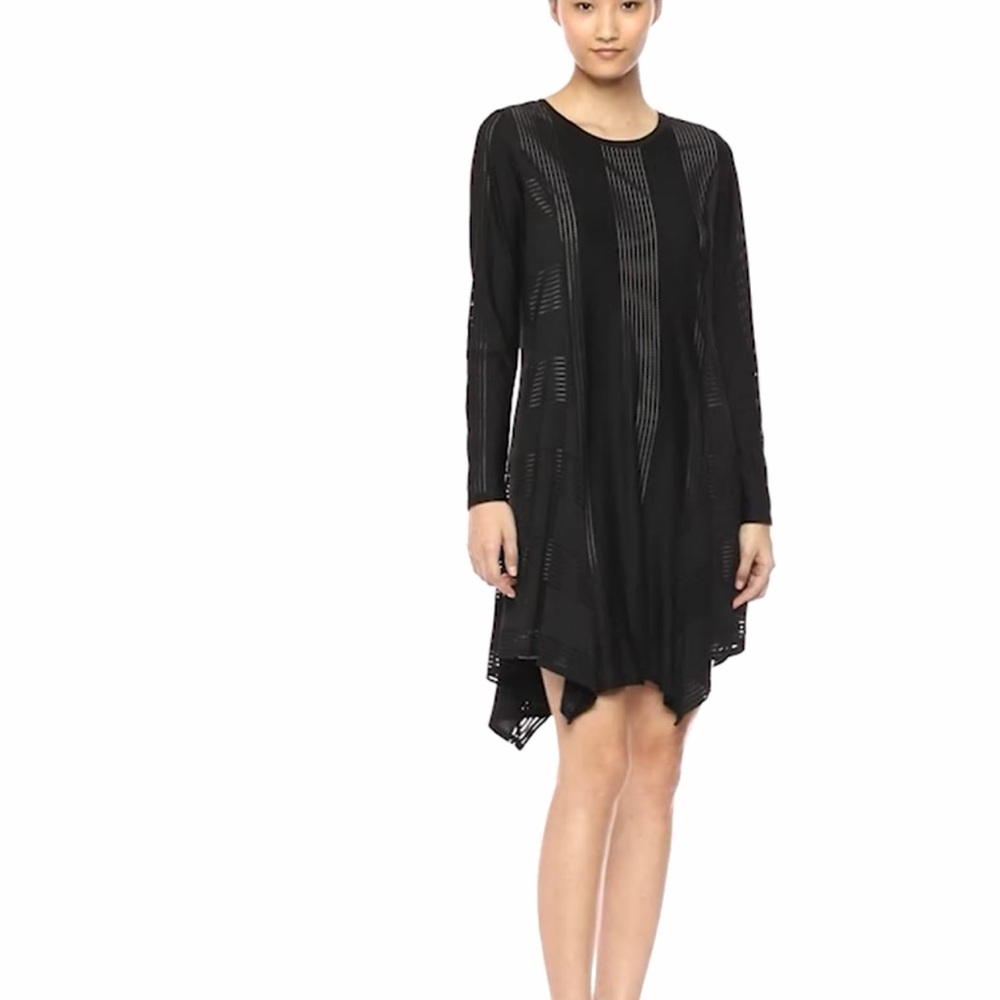 NWT BCBGMAXAZRIA Women's Malisa Stripe Mesh Dress - Picture 2 of 14